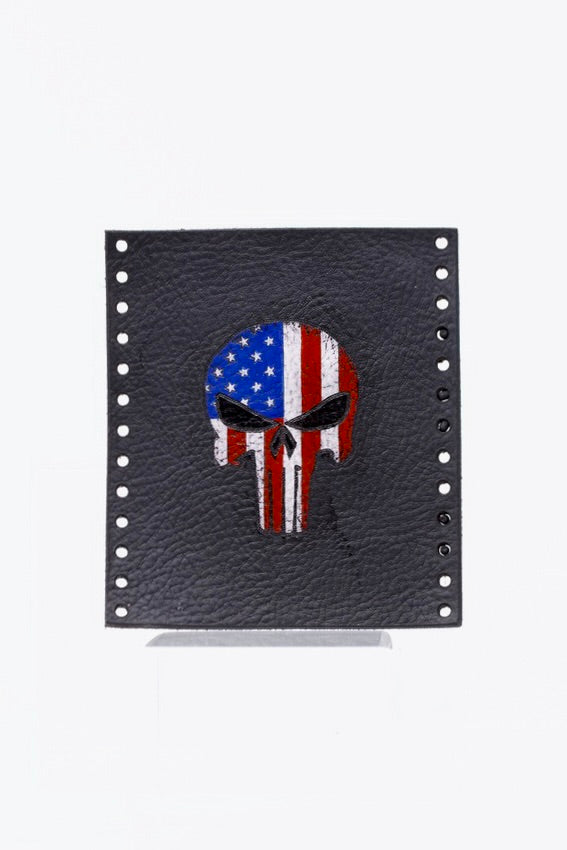 USA Punisher Weaved Leather Handle