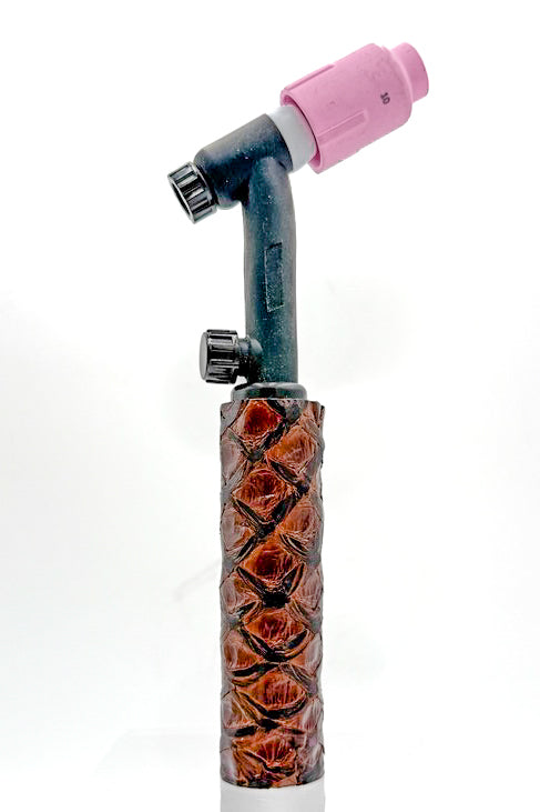 Pirarucu Leather Handle - Chocolate