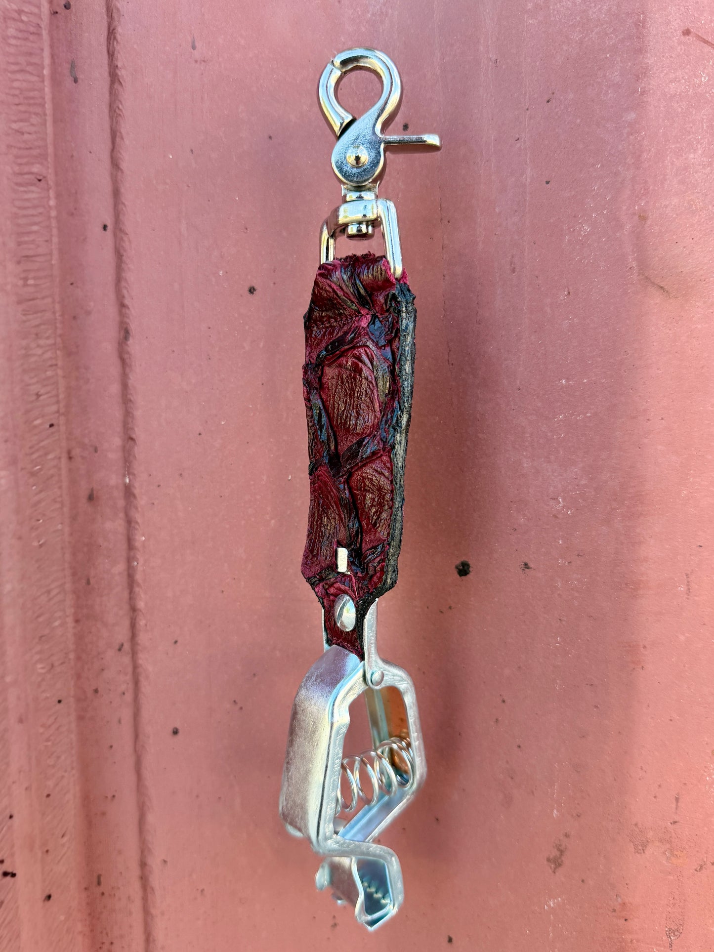 Black Cherry Pirarucu Glove Clip