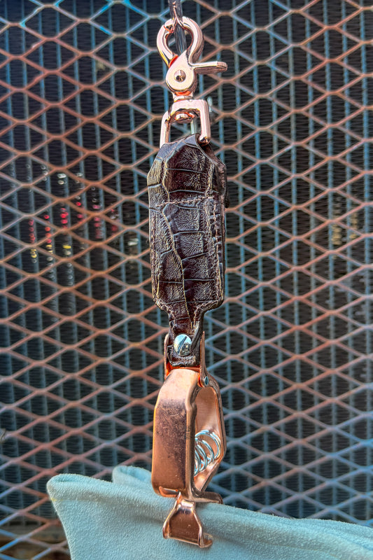 Choc Croc Caiman Alligator Glove Clip
