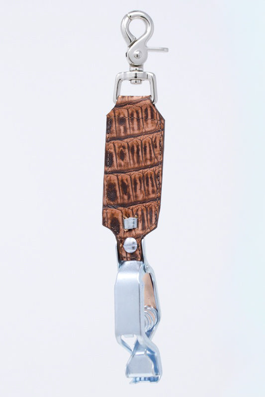 Rustic Gator Caiman Alligator Glove Clip