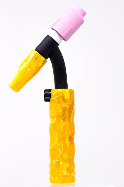 Lemon Yellow Acrylic TIG Handle and Medium Backcap