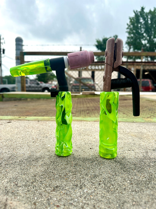 🍋‍🟩Lime Acrylic  TIG Handle, Stick Handle and Medium Backcap🍋‍🟩