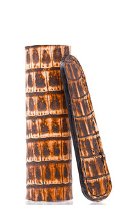 Rustic Caiman Alligator Stinger V Wrap + Insulator Sleeve