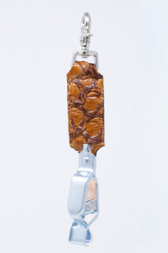 Tan Pirarucu Glove Clip