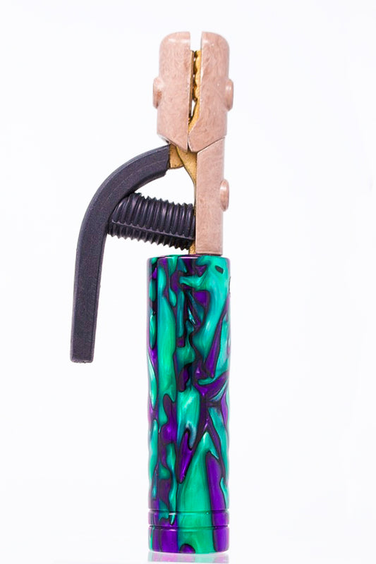 Purple Monster Acrylic TIG Handle, Stick Handle and Medium Backcap