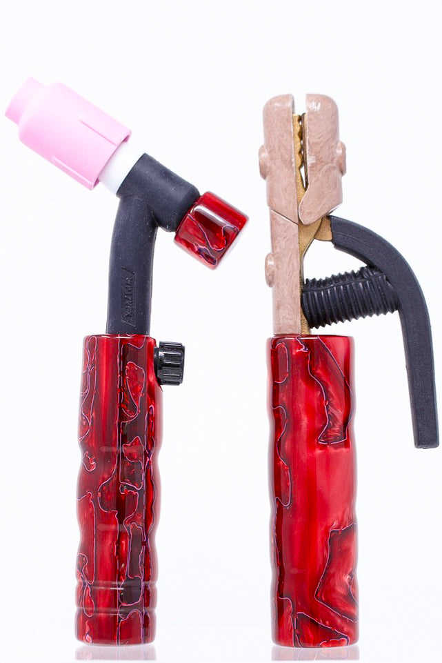 Lava Flows Acrylic Handle