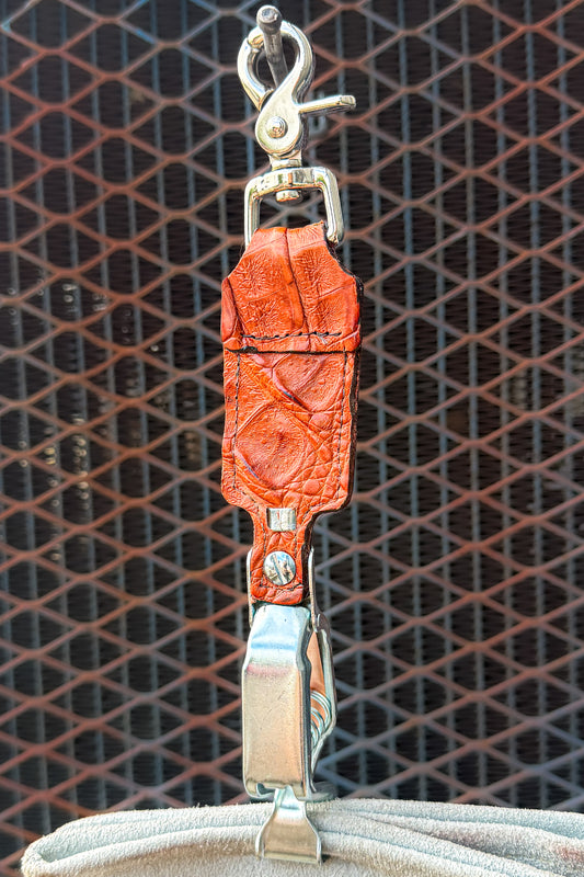 Cognac Caiman Glove Clip
