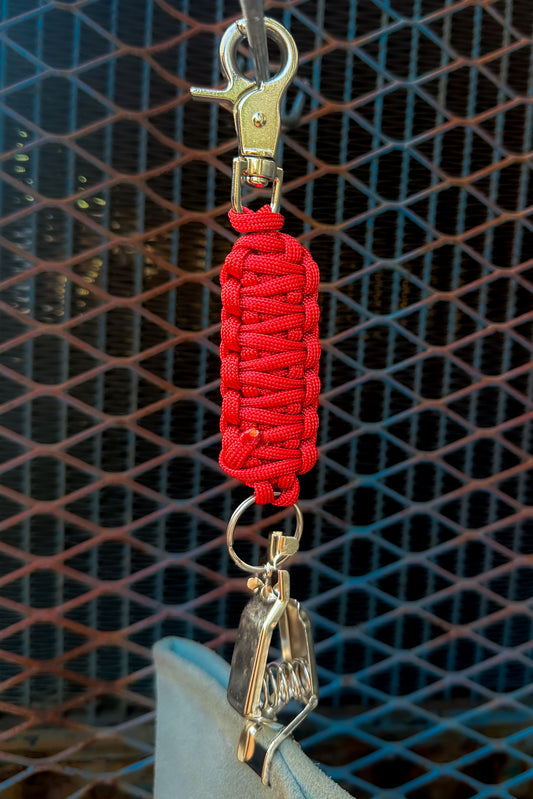 Torch Red Paracord Glove Clip