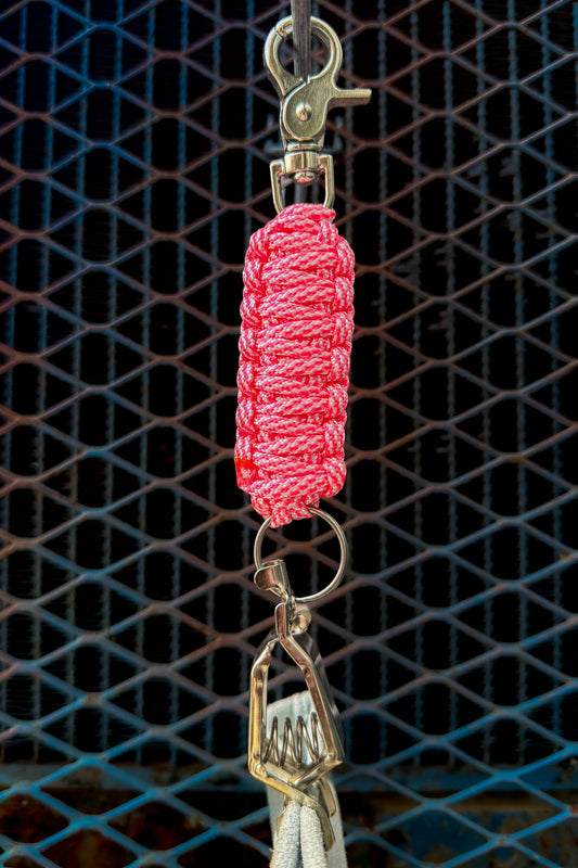 Pink Static Paracord Glove Clip