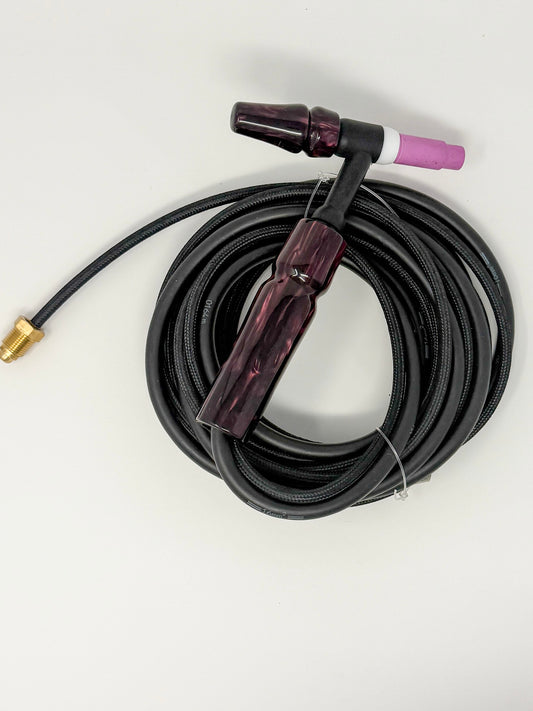 Black Cherry Swirl Acrylic Handle & Medium Backcap with WP-17 12-2