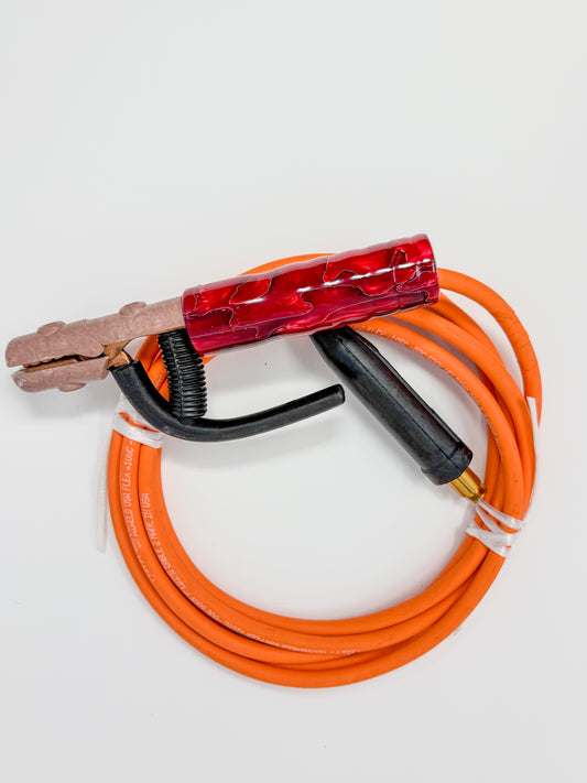 Lava Flows Acrylic Handle with 250 amp electrode holder with whip