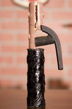 Pirarucu Leather Handle - Black