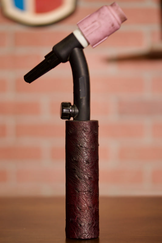 Ostrich Handle - Black Cherry