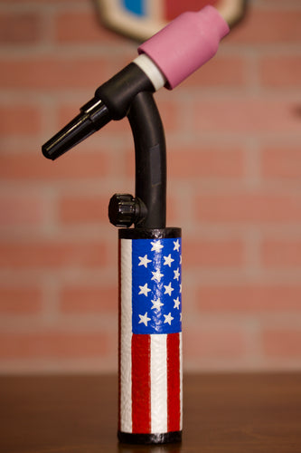 USA Flag Weaved Leather Handle