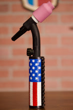 USA Flag Weaved Leather Handle