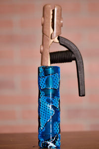 Blue Topaz Water Mesh Acrylic Handle