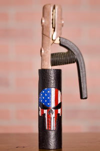 USA Punisher Weaved Leather Handle