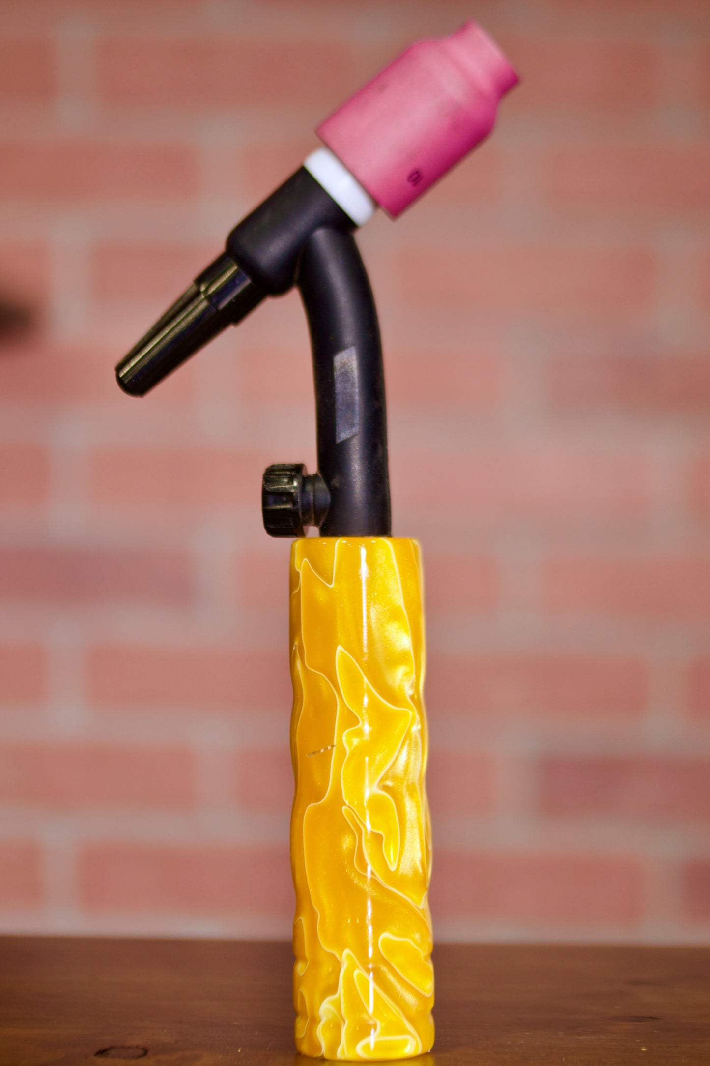 Lemon-Yellow Acrylic Handle