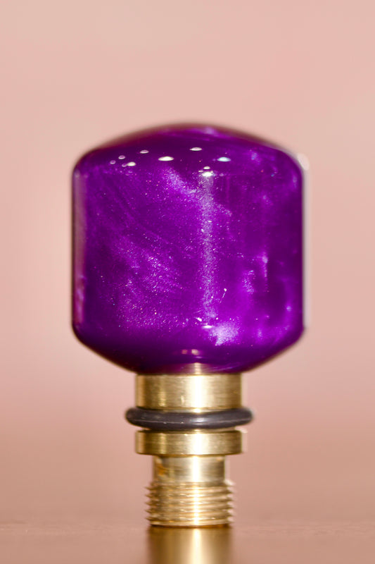 Purple Candy Short Resin Backcap