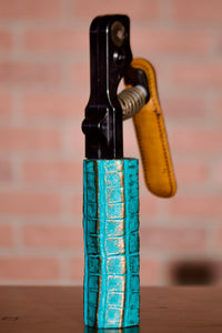 Gold-Turquoise Caiman Alligator Stinger V Set