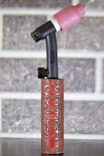 Aztec Calendar Weaved Leather Handle with Custom Name