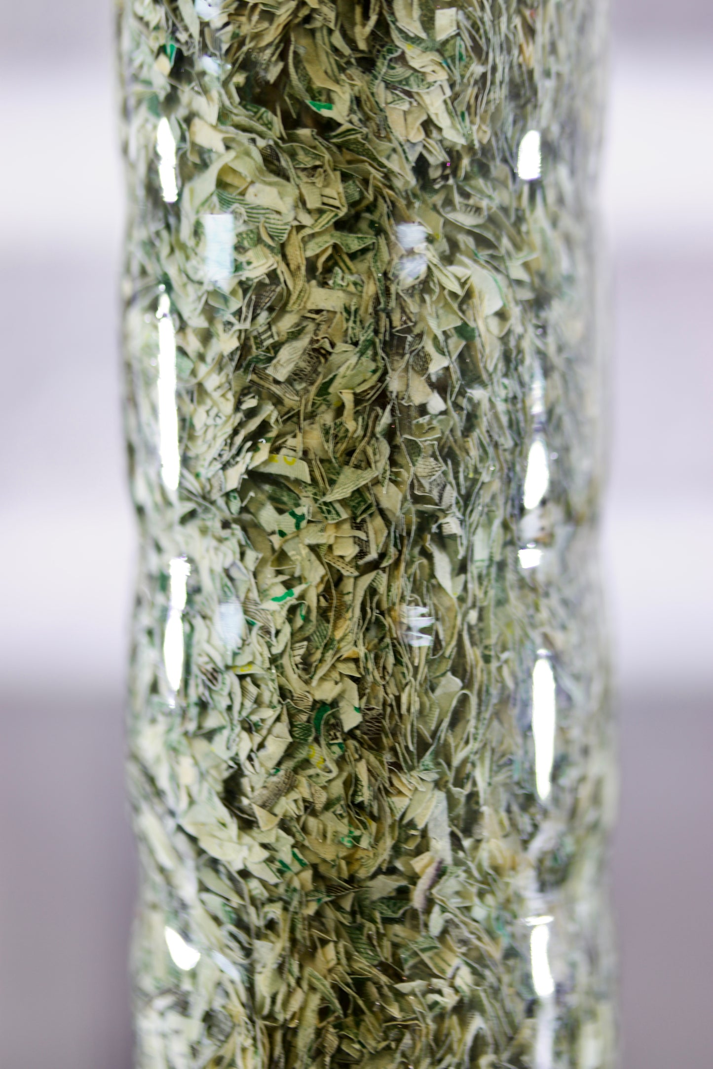 Shredded Money Handle