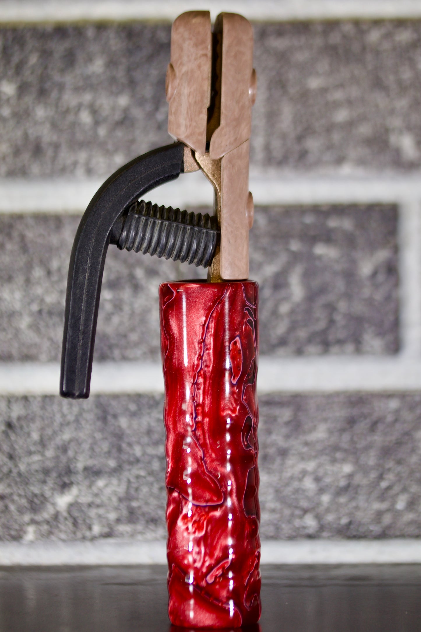 Lava Flows Acrylic Handle