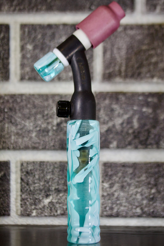 Cool Mint Swirl Acrylic TIG Handle and Short Backcap