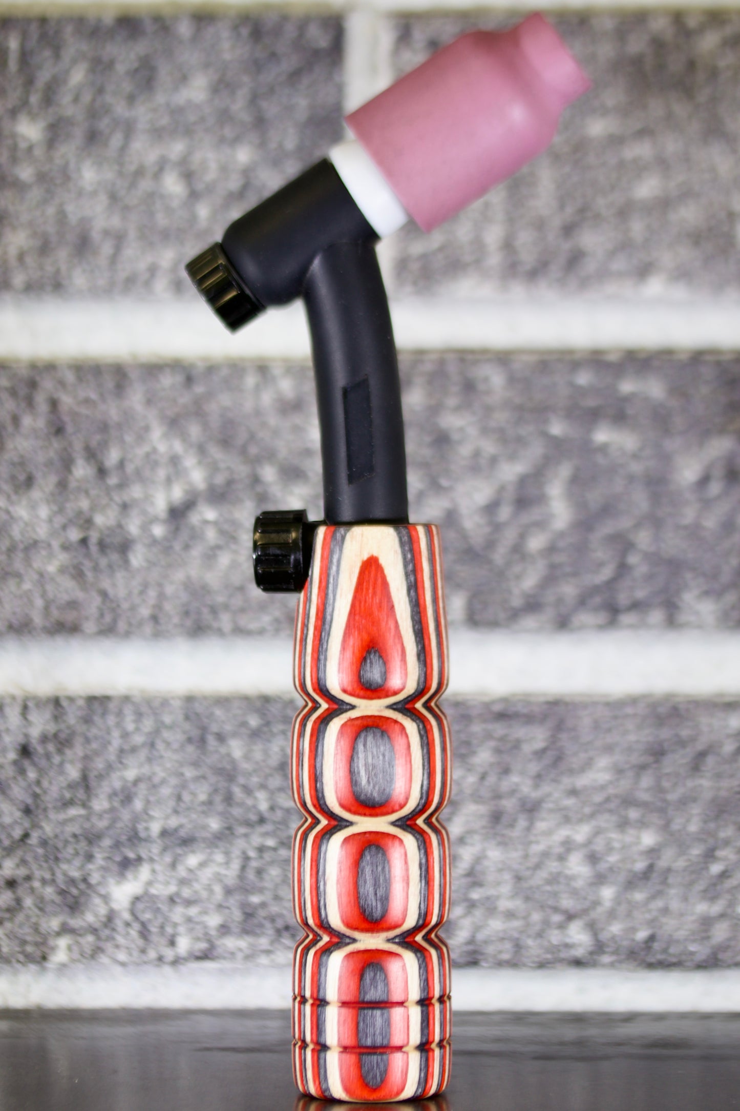 Crimson Cream Wood Handle