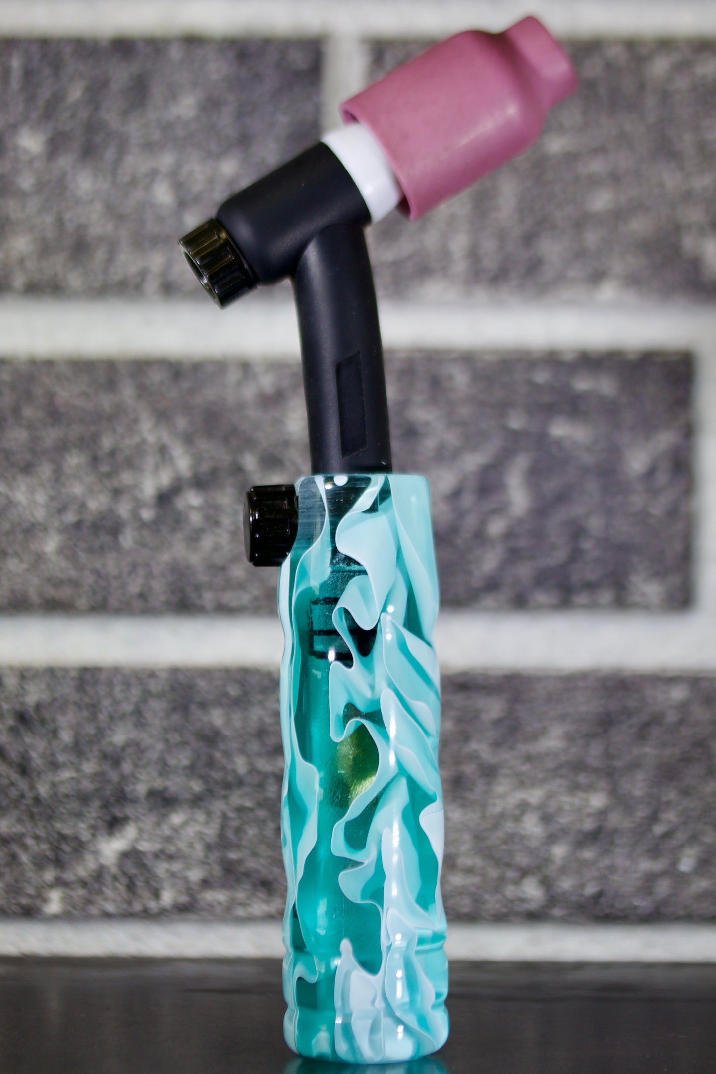 Cool Mint Swirl Acrylic Handle