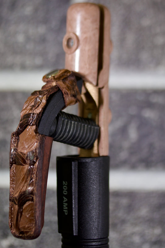 Chocolate Pirarucu Electrode Holder Sleeve