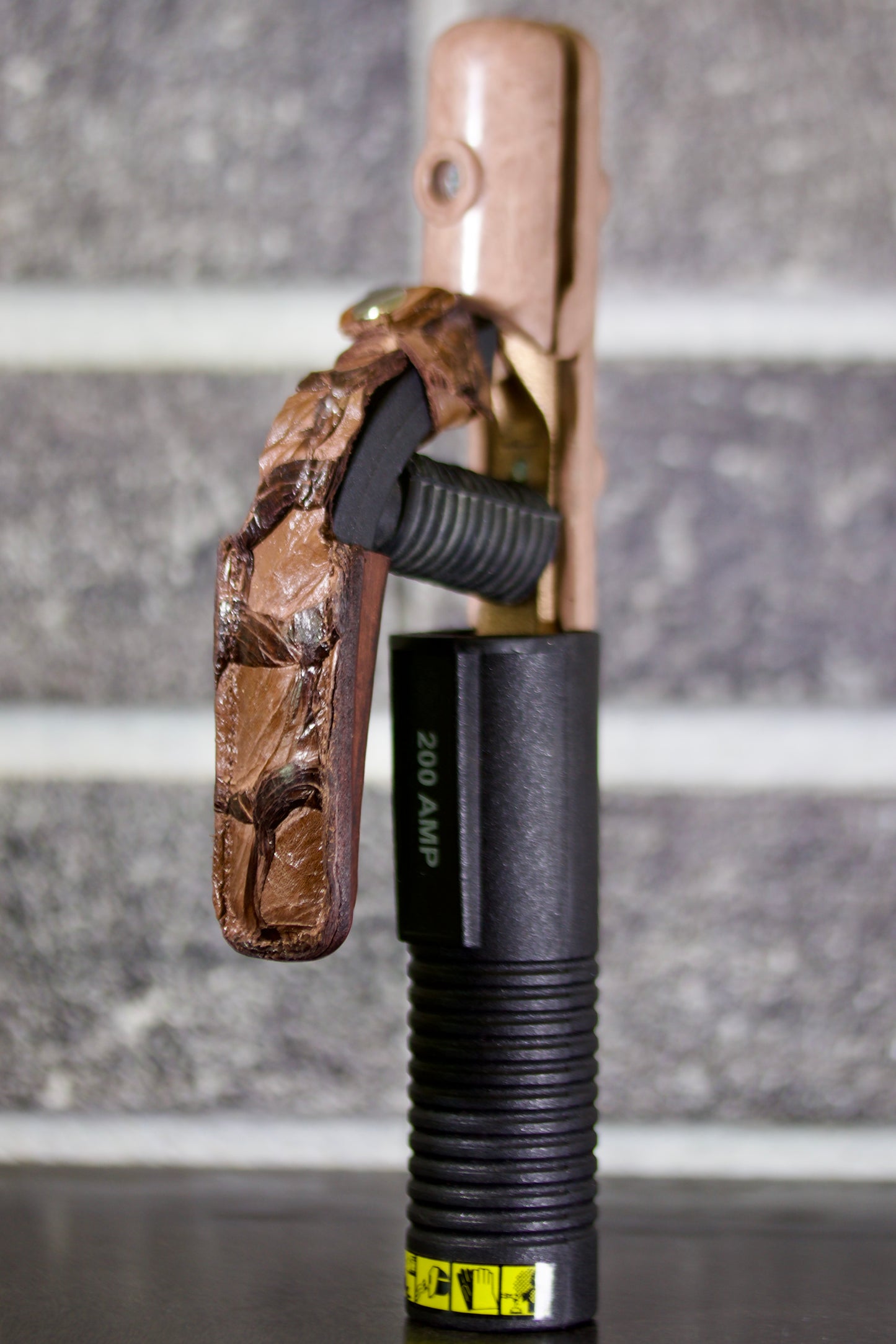 Chocolate Pirarucu Electrode Holder Sleeve