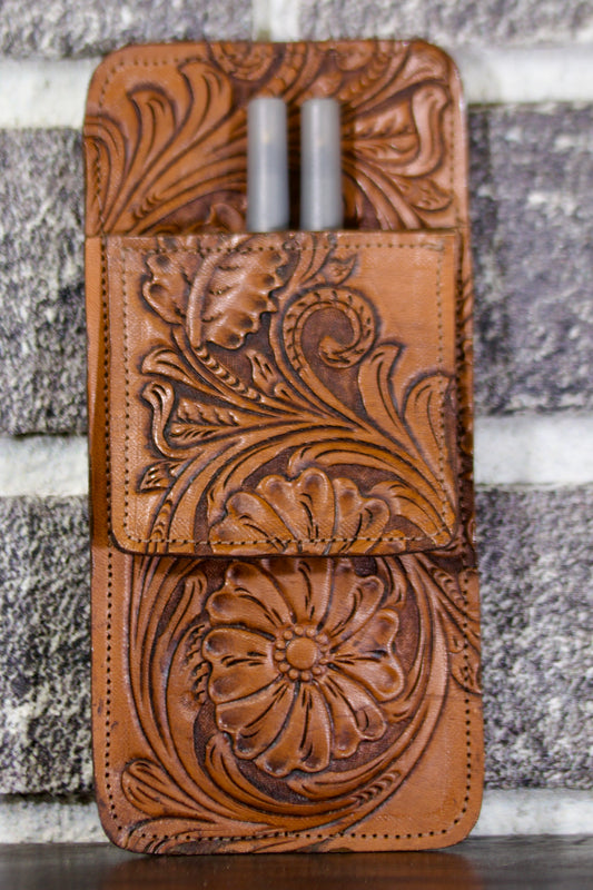 Pocket Protector - Weaved Leather