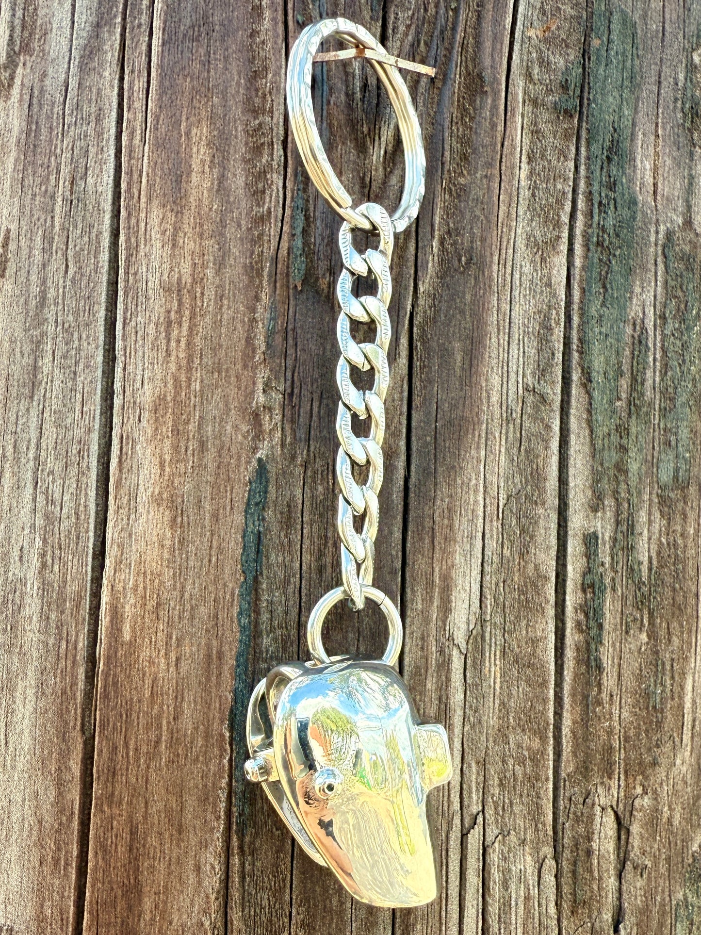 Stainless Steel Hood Keychain