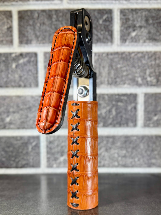 Cognac Caiman Alligator Stinger V Set