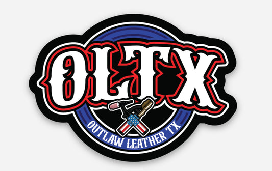 OLTX USA Sticker 2″ × 1.43″