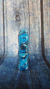 Blue Topaz Water Mesh Acrylic Handle