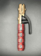 Black and Red Wood Handle