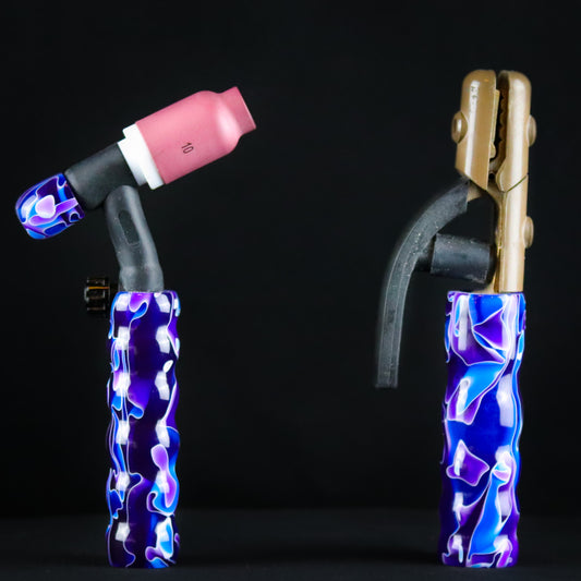 Freezing Water Acrylic TIG Handle, Stick Handle and 3/4" Back Cap