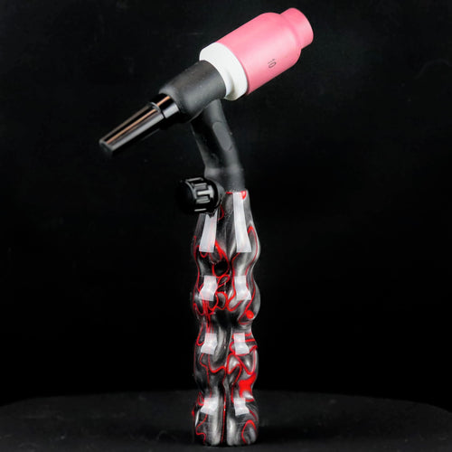 Martian Storm - Grey, Red and Black Acrylic Handle