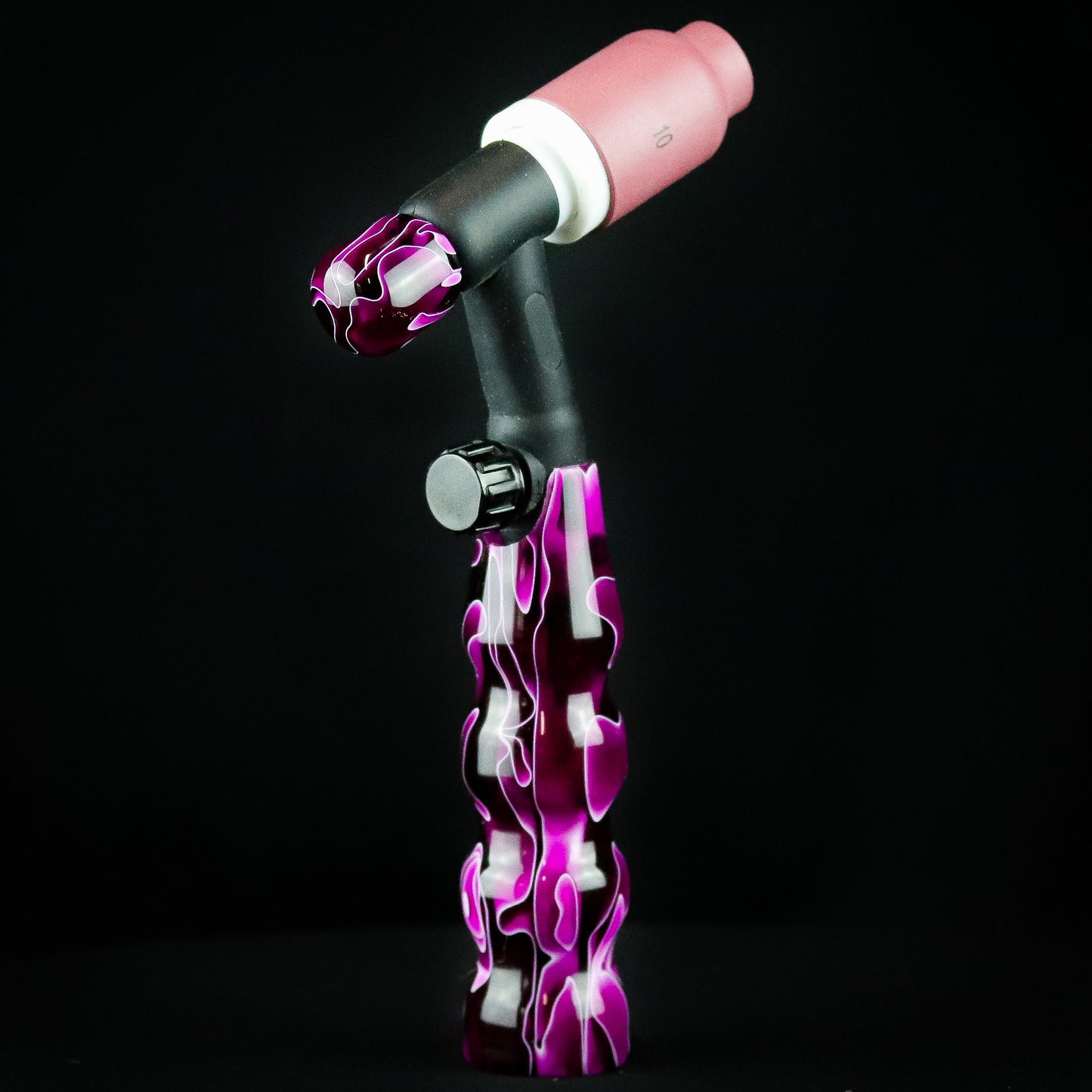 Plum Water Acrylic TIG Handle, Stick Handle and 3/4" Back Cap
