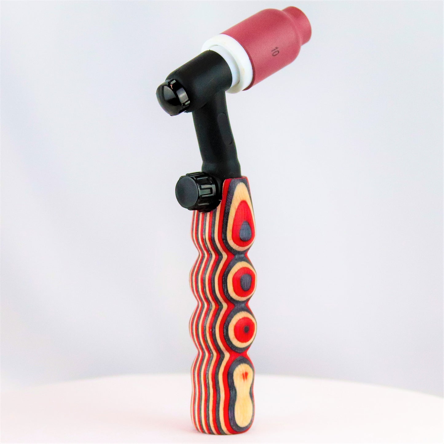 Crimson Cream Wood Handle