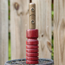 THICK Stick Wood Handle - Red and Black