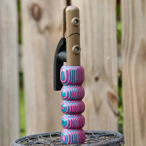 THICK Stick Wood Handle - Cotton Candy