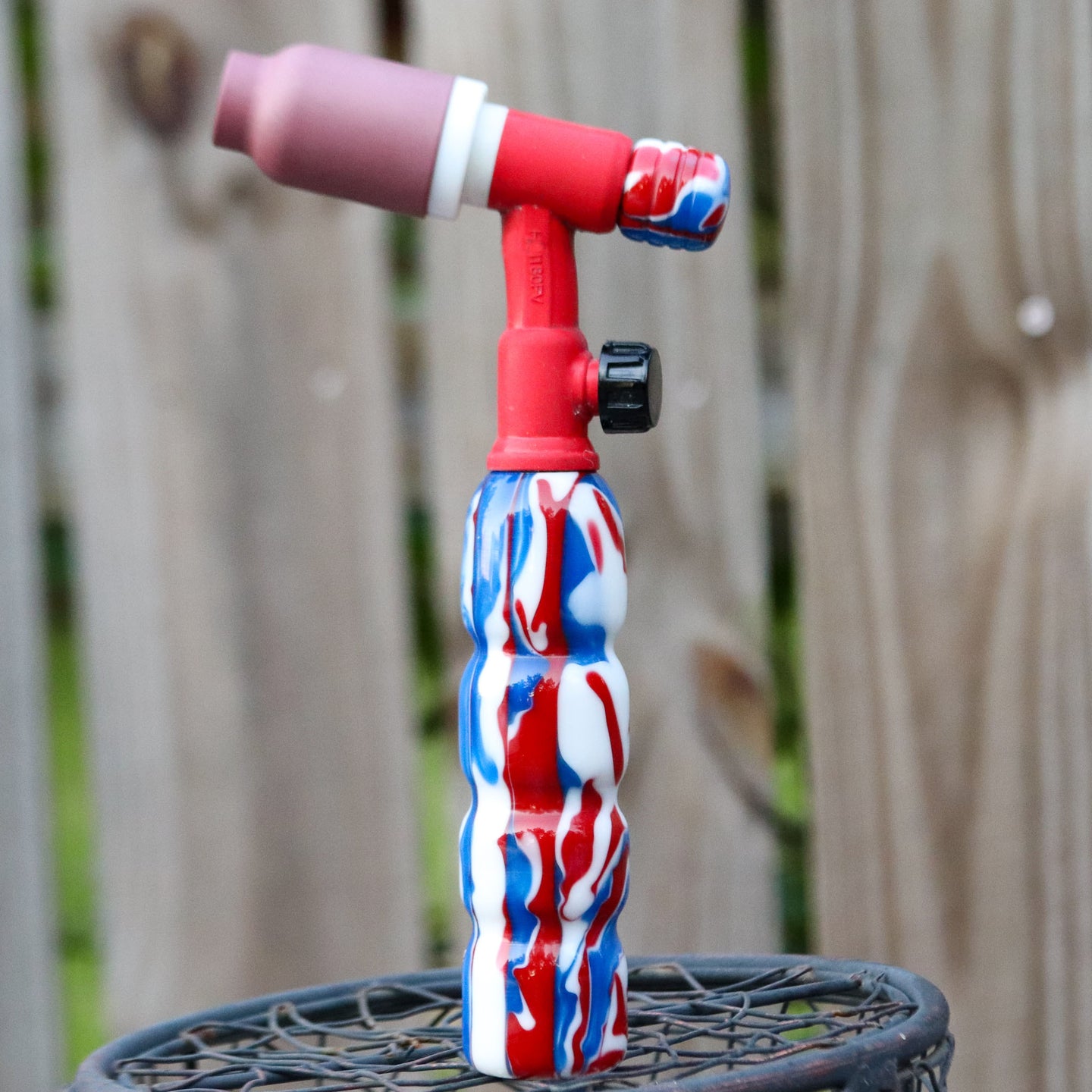 Heavy Hitter 180FV Acrylic Handle -Patriot with Backcap
