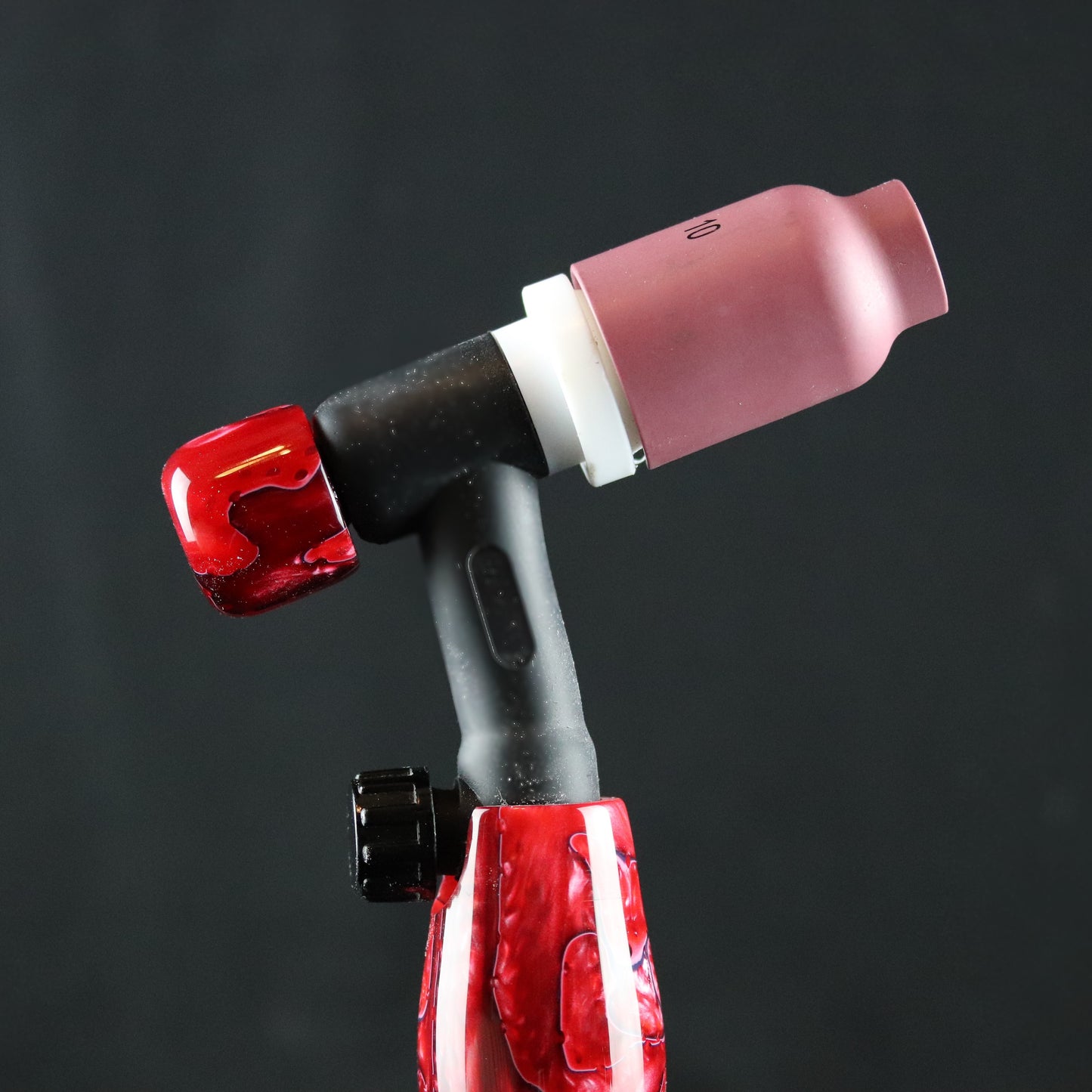Lava Flows Acrylic TIG Handle and Short Backcap