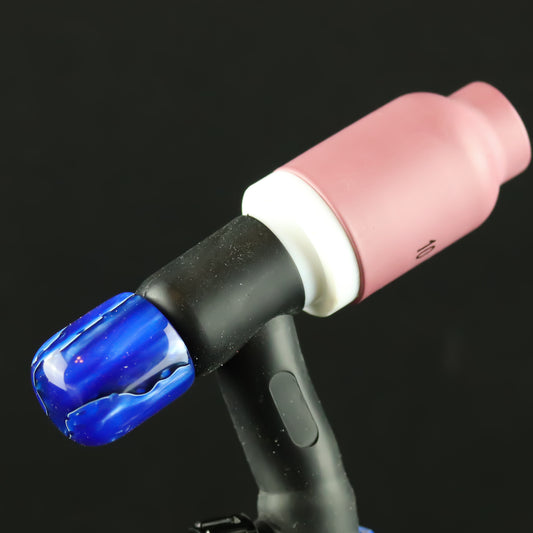 Blue Hawaii Acrylic  TIG Handle and 3/4" backcap