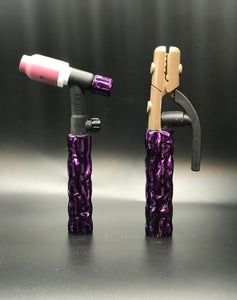 Purple Candy Acrylic TIG Handle, Stick Handle and 3/4" Back Cap