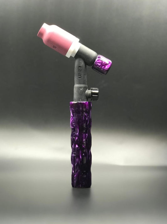 Candy Purple Acrylic TIG Handle and 3/4" backcap